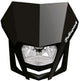 Targa Polisport phare avec optique phare avant lmx noire per moto enduro cross
