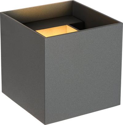 Lucide xio - lámpara de pared - led regulable - g9 - 1x4w 2700k - ángulo de haz ajustable - gris