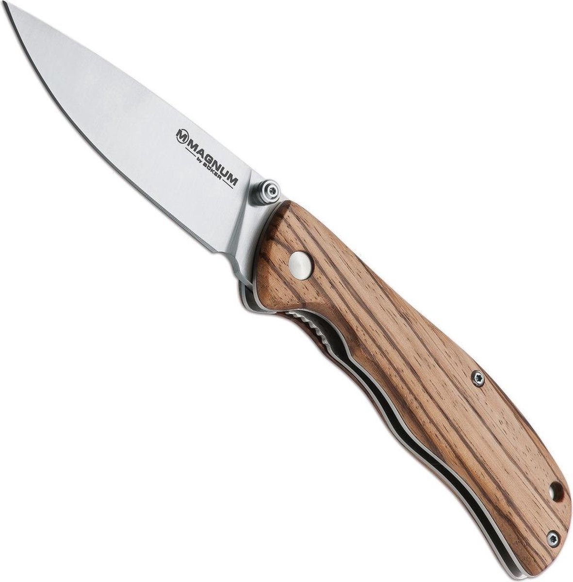 Boker magnum mochilero - navaja de bolsillo grande para mochileros - hoja de 86 mm