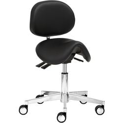 Sgabello girevole Mayer sitzmöbel 1247_30572 tessuto nero