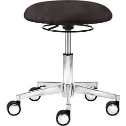 Sgabello girevole Mayer sitzmöbel 1290_30572 tessuto nero
