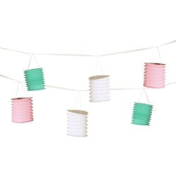 Lanterna ghirlanda papstar pastello360 cm multicolore