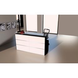 Tavolo reception Kerkmann 21385210 cento 3 bianco