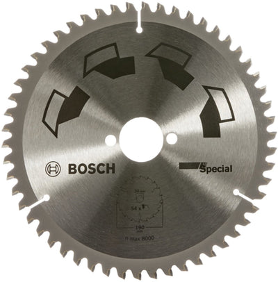 Accesorios bosch hoja de sierra circular especial 190x2x30 -,t54 - 2609256892