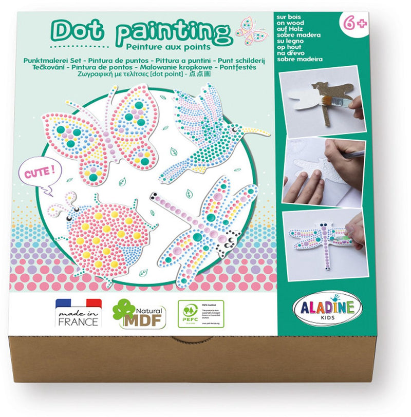 Set di pittura Aladine Dot – pittura naturalistica per bambini.