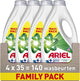 Detergente Ariel +toque de color lenor imparables - 4 x 35 lavados