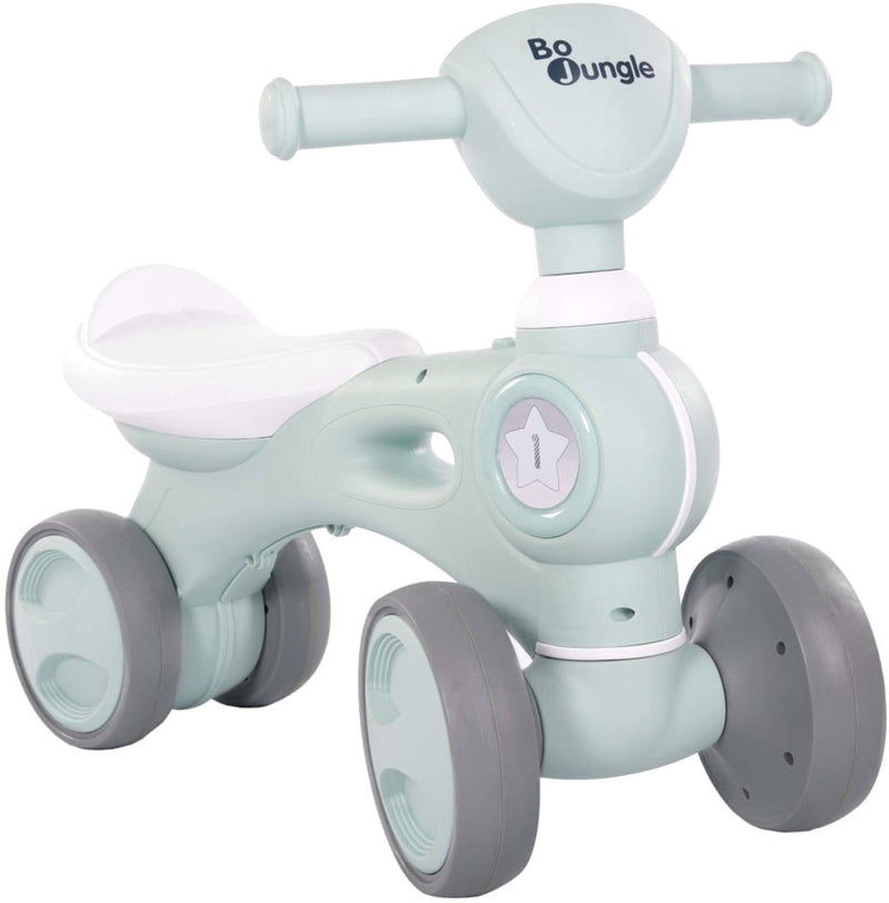 Bo Jungle - Baby Balance Bike - Girello per bambini - Girello - Luce e musica - Stalla - Bicicletta Jumpy Blu