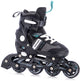 Tempish dasty 2 skeelers - inline skates - verstelbaar - zwart - maat 37-40