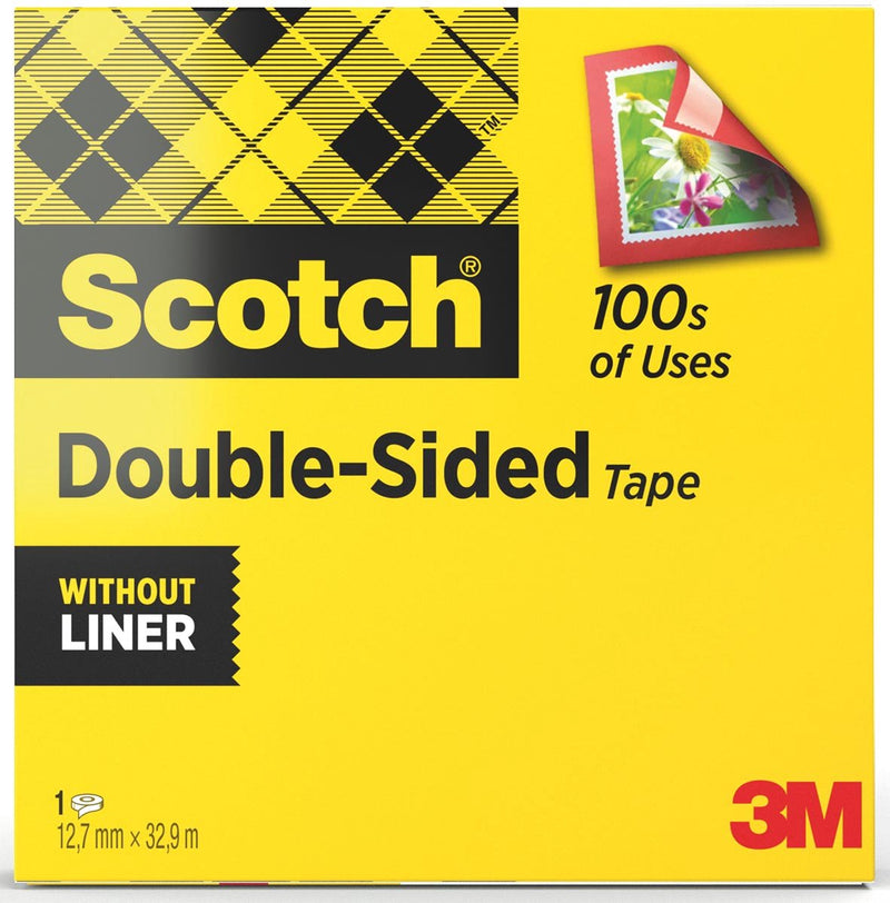 Cinta adhesiva escocesa doble cara 12mmx33m