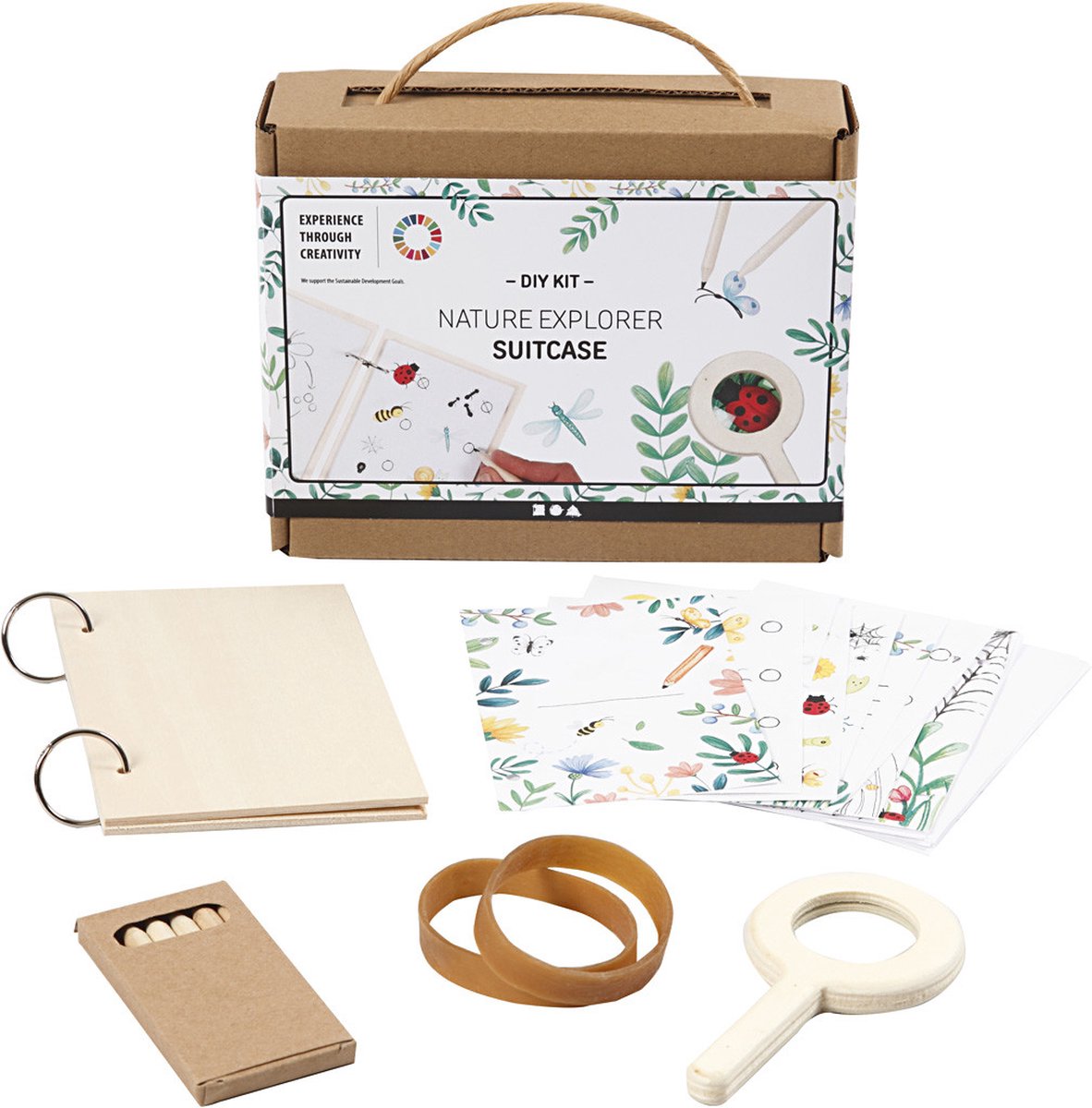 Maleta de descubrimiento de la empresa Creativ para la naturaleza, 1 juego