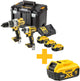 Dewalt dck276p3t | set combinato | trapano a percussione xrp dcd996 + cacciavite a percussione dcf887 | 18v xr | senza spazzole | 3x5.0ah | in tstak-dck276p3t-qw