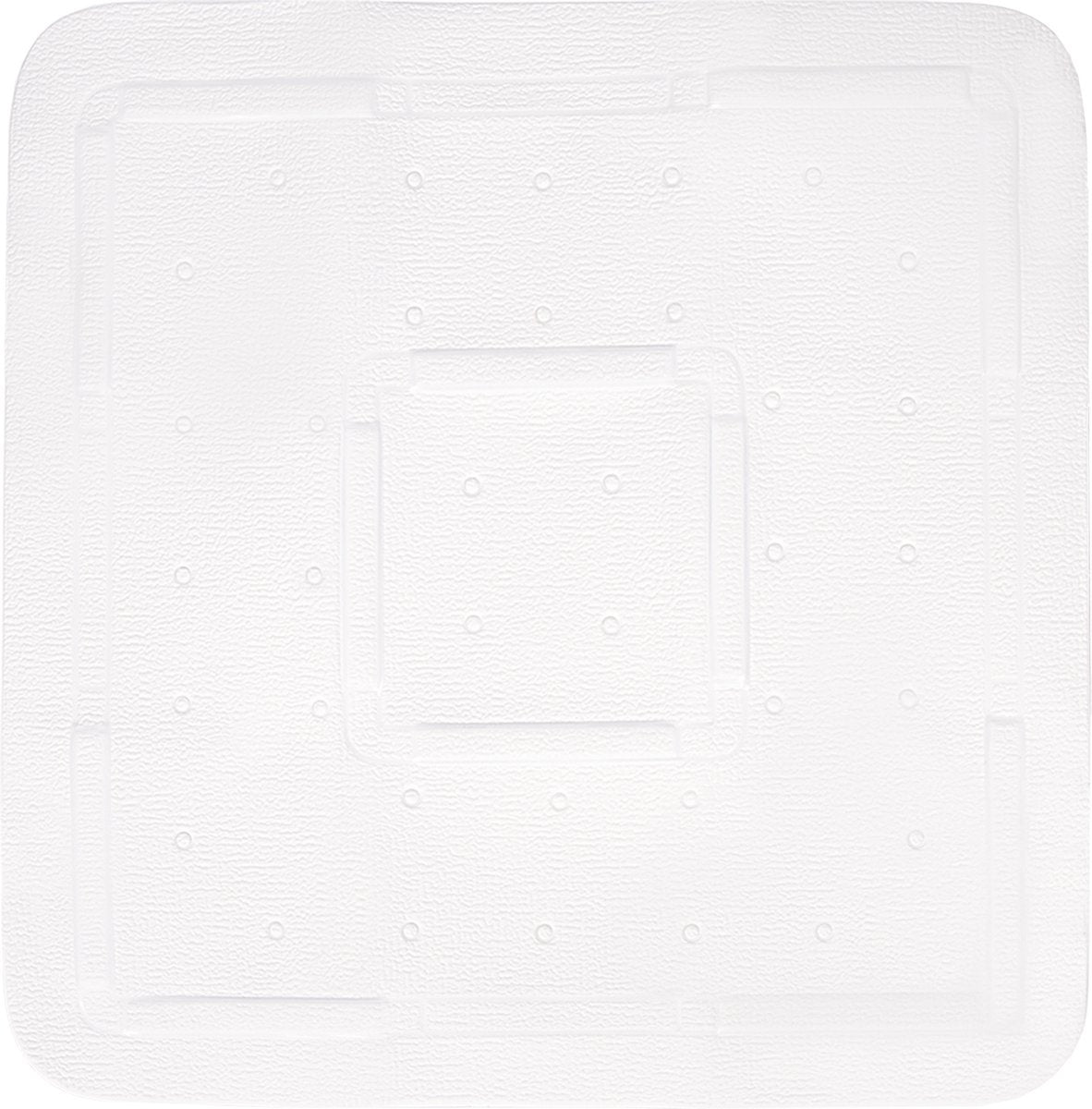 Differnz tutus tappetino doccia antiscivolo con inserto 55x55 cm bianco