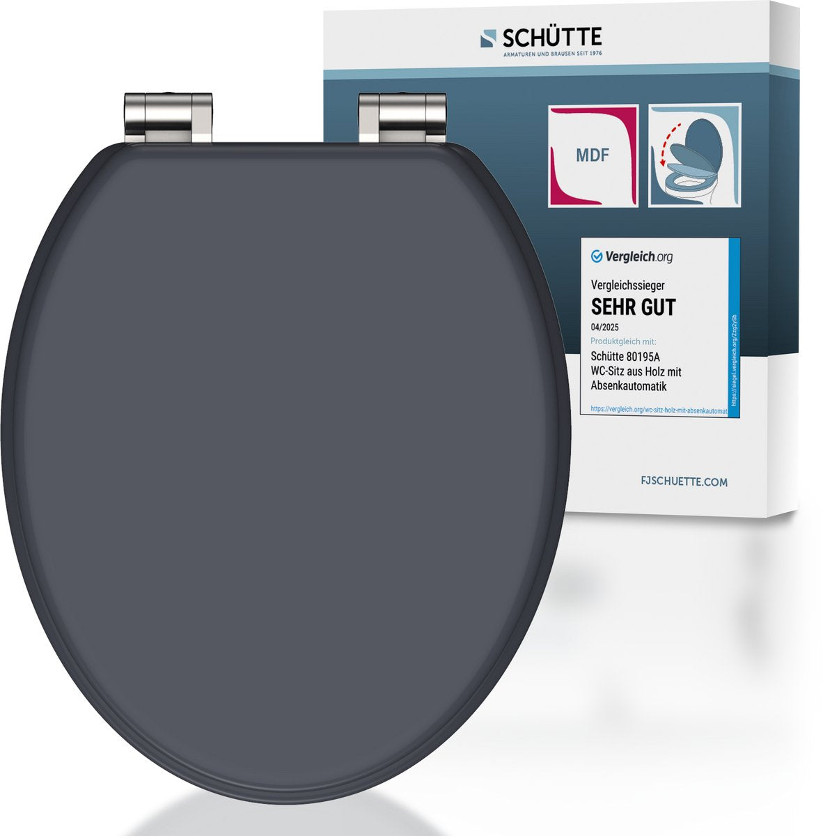 Schütte Schütte Sement Spirit Athrazit con suave de color matantracita