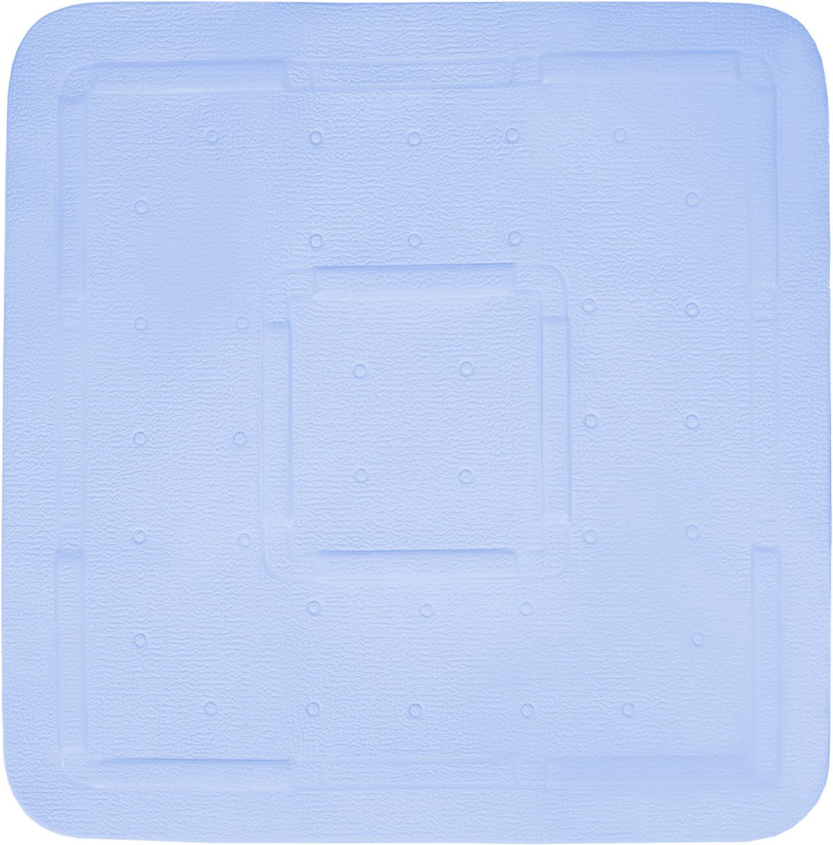Tappetino doccia antiscivolo Differnz tutus 55x55xcm blu