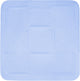 Tappetino doccia antiscivolo Differnz tutus 55x55xcm blu