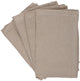 Arti casa servetten set van 4 - 35 x 35 cm - herbruikbaar - katoen polyester - beige
