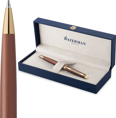 Penna a sfera Waterman Hemisphère | la versione sottile | rosso rame | punto medio | con confezione regalo