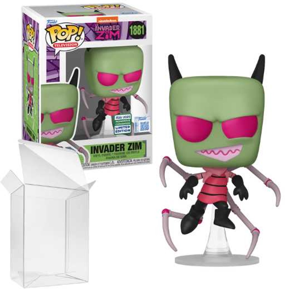 Funkopop! invader zim - zim (con gambe pak) #1881 [esclusiva convention meravigliosa del 2025]