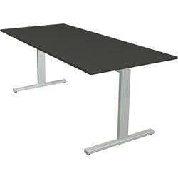 Kerkmann desk 11020713 height adjustable anthracite, silver