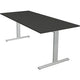 Kerkmann desk 11020713 height adjustable anthracite, silver