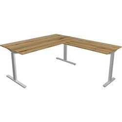 Kerkmann desk 11023055 form 2 silver, oak