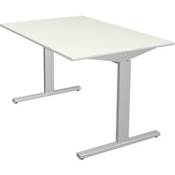 Kerkmann desk 11020410 height adjustable white, silver