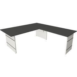 Scrivania sit-stand Kerkmann 11466213 scrivania angolare antracite