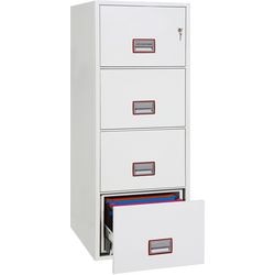 Schedario Phoenix FS2274K serratura a chiave bianca