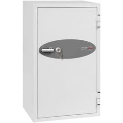 Cassaforte dati Phoenix FS0444K con serratura a chiave bianca
