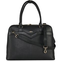 Bolso para portátil socha so-diamond-couture-bl cuero negro