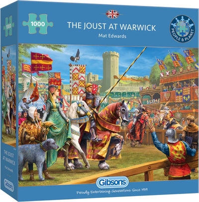 Gibsons legpuzzel the joust at warwick - 1000 stukjes puzzelplezier.