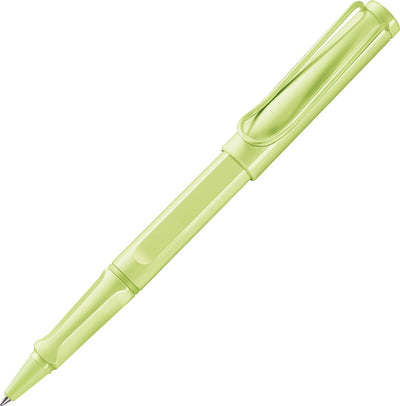Lamy safari spring green rollerball pen - with ergonomic grip, line width m - housing made of robust ASA plastic - with refill m 63 in black