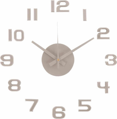 Karlsson wandklok diy sunset numbers - grijs - ø35cm - wandklok scandinavisch