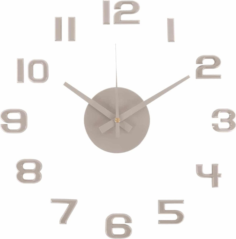 Orologio da parete Karlsson fai da te con numeri del tramonto - grigio - ø35 cm - orologio da parete scandinavo