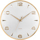 Orologio da parete Karlsson Sienna Glow - bianco - 40,6x5x40,6 cm - orologio da parete scandinavo