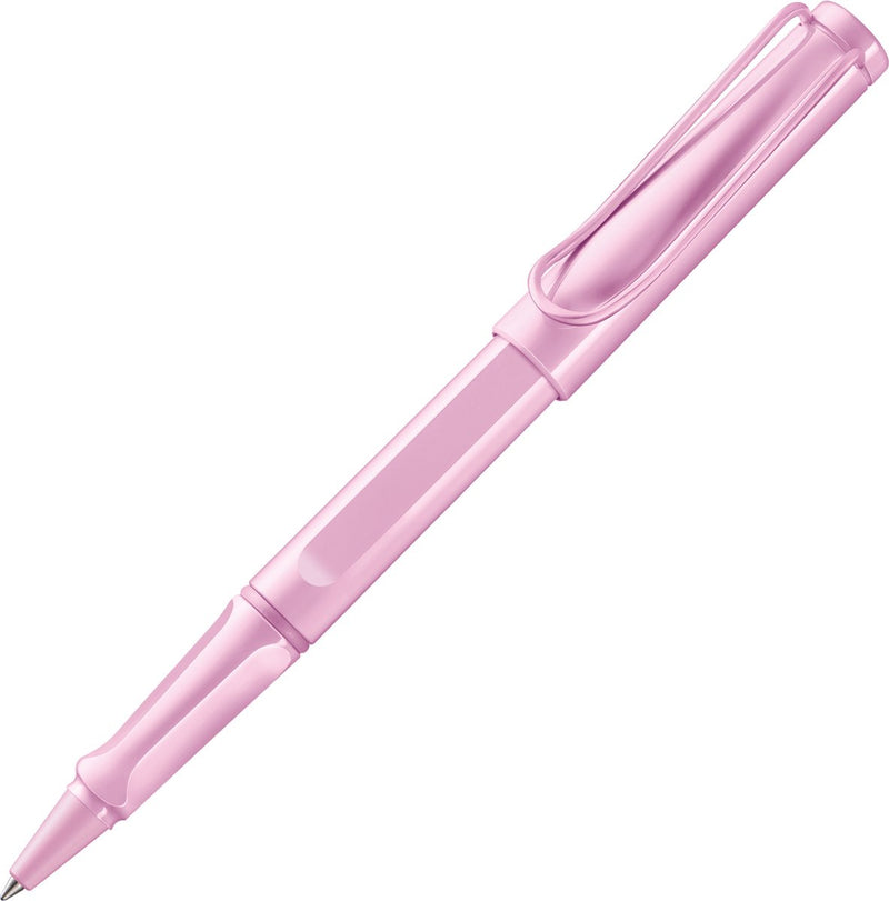 Roller Lamy Safari Light Rose - Bolígrafo clásico atemporal con empuñadura ergonómica, trazo m - Cuerpo de plástico ASA robusto, con recambio de punta redonda m 63 en negro