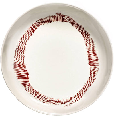 Serax - fiesta ottolenghi - plato - blanco negro - 22 ø - 2 piezas