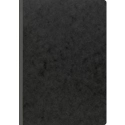 Bloc de notas brunnen cuadros A4 tapa blanda 192 páginas negro