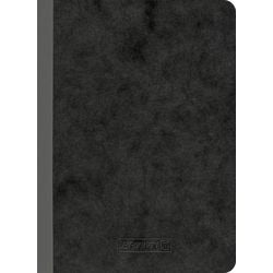 Schrijfblok brunnen effen a6 zachte kaft 192 pagina’s zwart