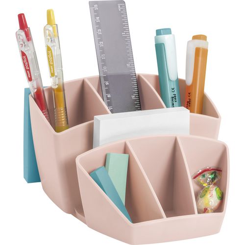Estuche para bolígrafos cep rosa 93 mm x 143 mm x 158 mm plástico