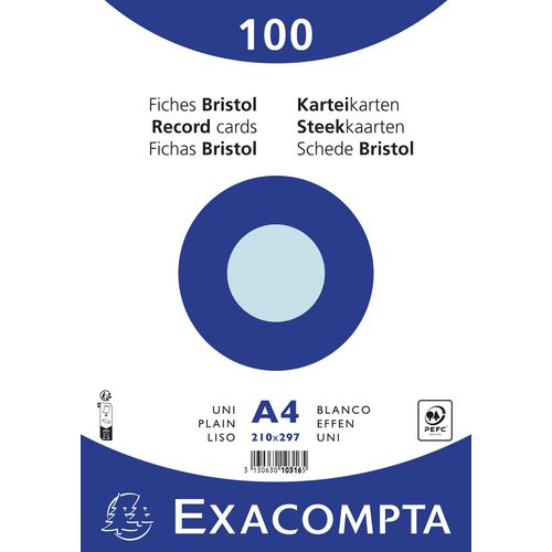 Schede exacompta 10316e carta celeste