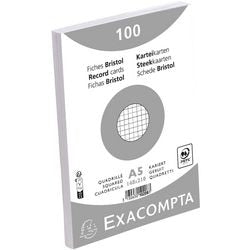 Schede exacompta 10208e carta bianca