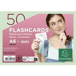 Index cards exacompta 10353e green paper