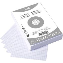 Schede exacompta 10202e carta bianca