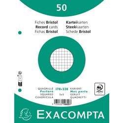 Index cards exacompta 10620e white paper