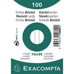 Schede exacompta 10800se carta bianca