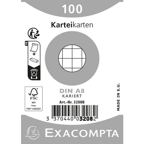 Fichas exacompta 3208b libro blanco