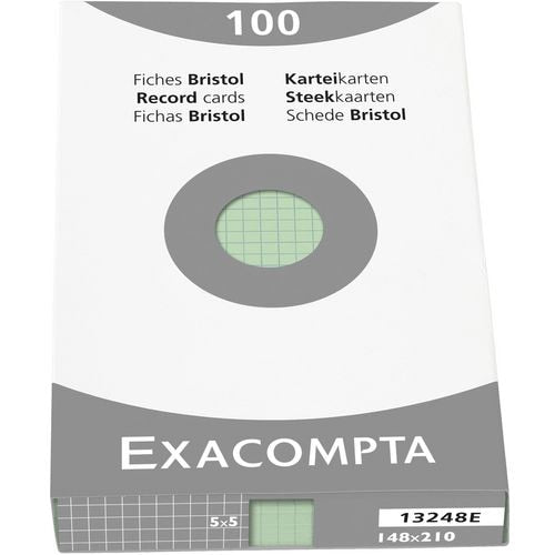 Schede exacompta 13248e carta verde