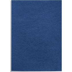 Confezione da 100 copertine per rilegatura blu 5371305 fellowes in pelle a4