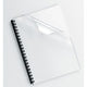 Confezione da 100 copertine per rilegatura trasparenti 53762 fellowes in pvc a4
